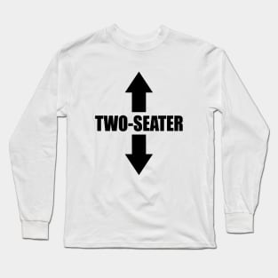 Two Seater Arrow Funny Long Sleeve T-Shirt